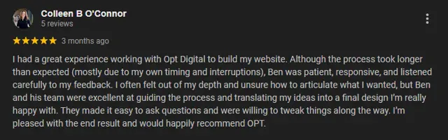 OPT Digital client result