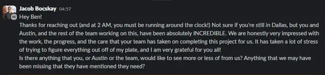 OPT Digital client result