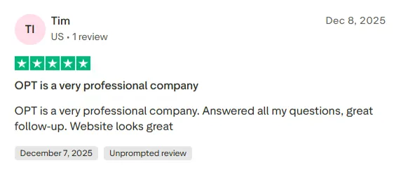 OPT Digital client result