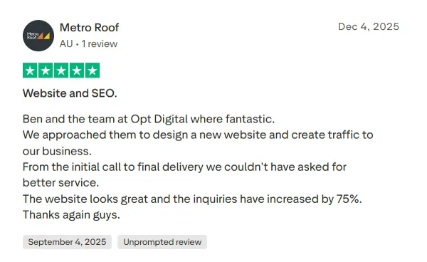OPT Digital client result